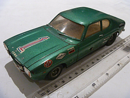 Slotcars66 Ford Capri Mk1 1/24th scale scratch built slot car green #1  